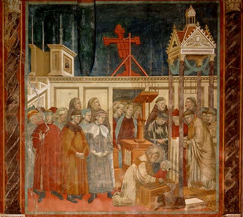 Giotto: il presepio a Greccio dans images sacrée presepe