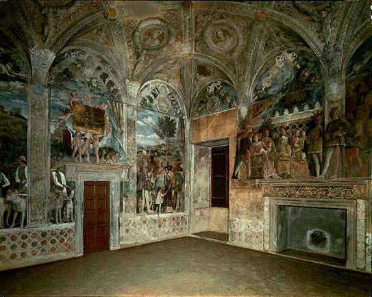 Mantova, castello di San Giorgio, la Camera degli Sposi
