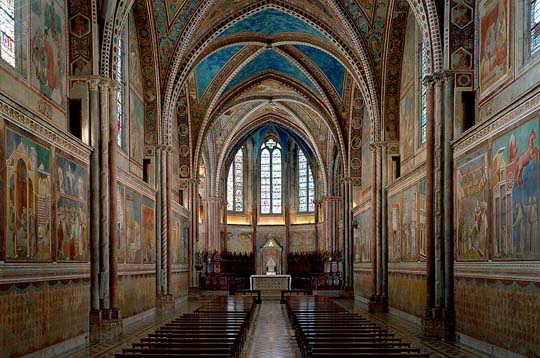 San Francesco d'Assisi , chiesa superiore